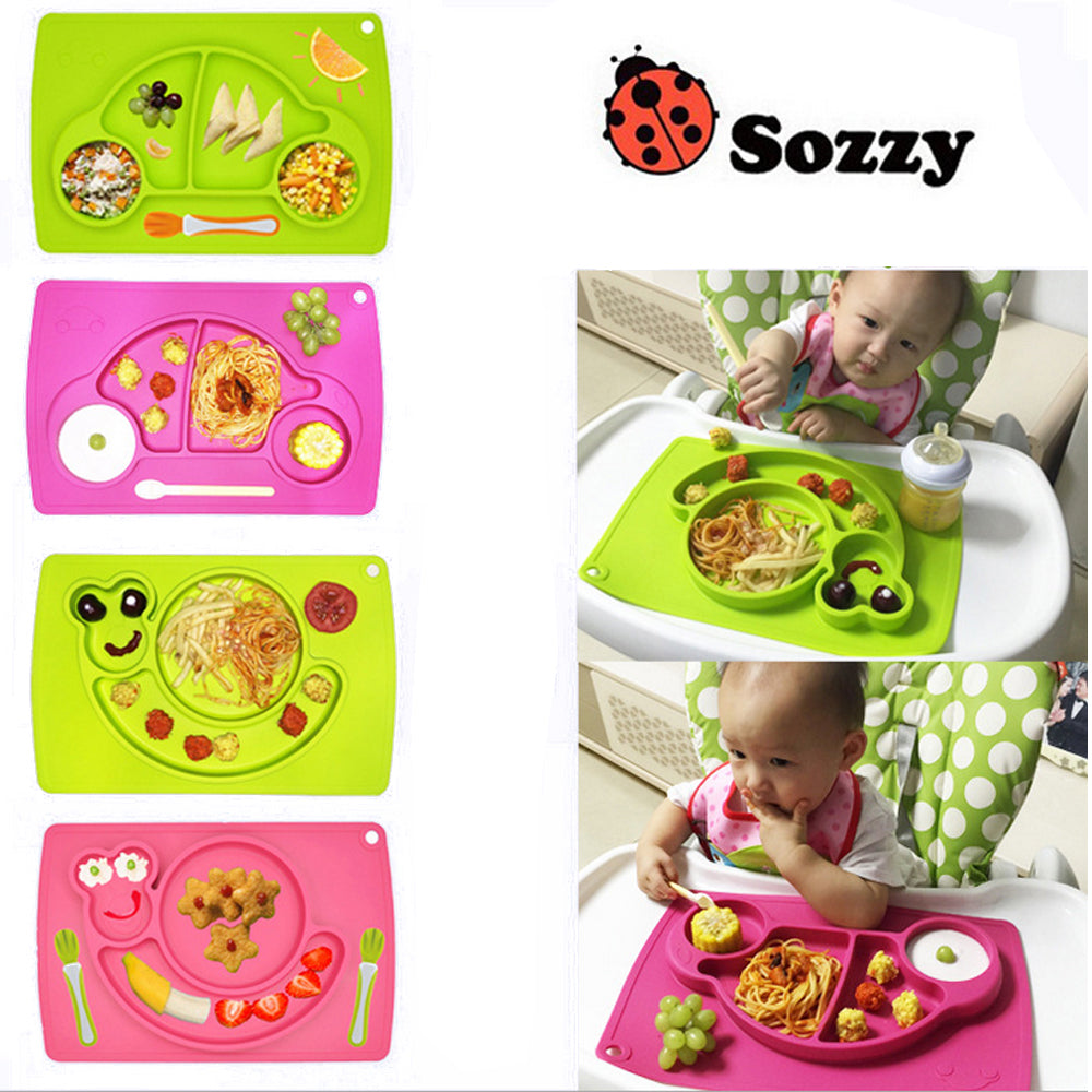 1pcs Sozzy Cute Silicone one-piece Eat Mat