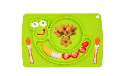 1pcs Sozzy Cute Silicone one-piece Eat Mat