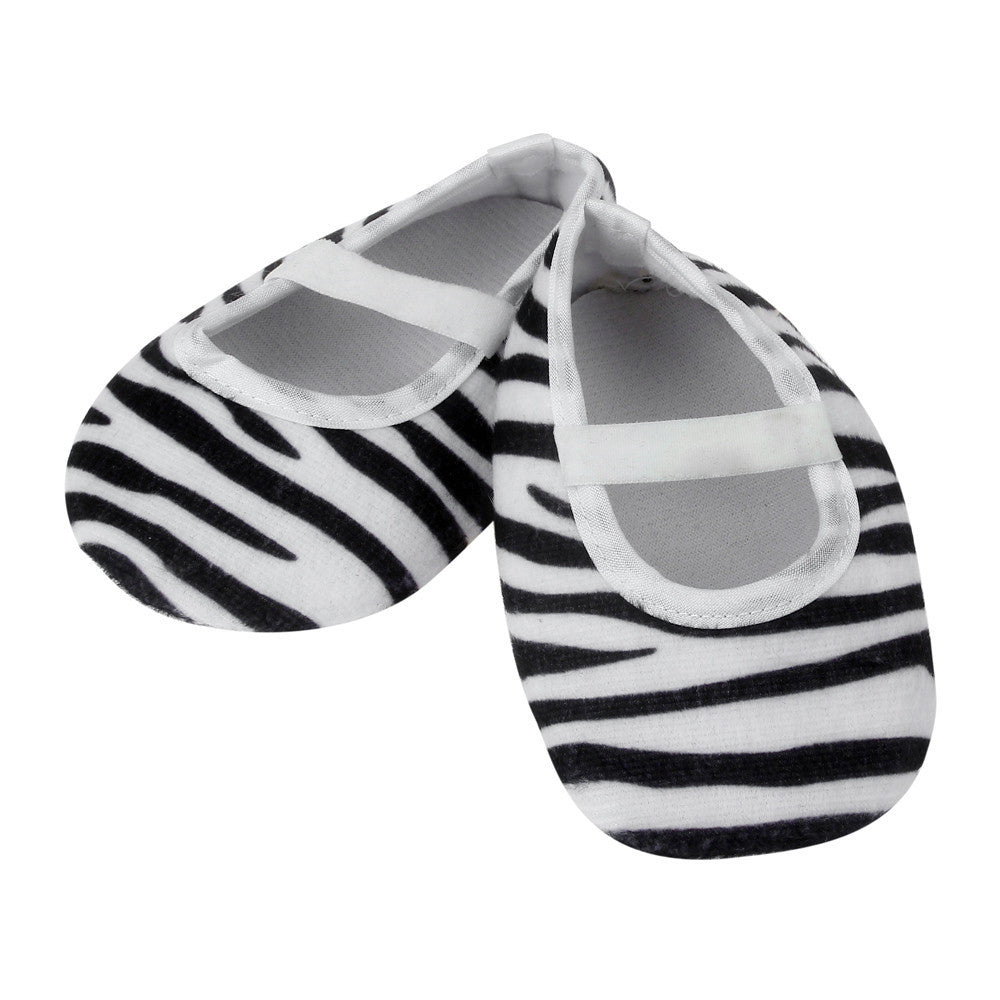 Baby Girl Princess Prewalker Striped Soft Sole Shoes