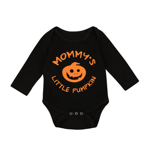 Newborn Infant Halloween Orange Pumpkin