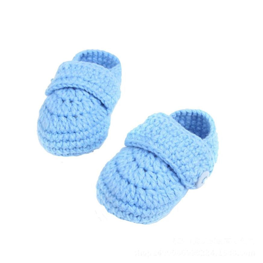 Cute Casual Crib Crochet baby  Handmade  Woolen Infant Knit Sock