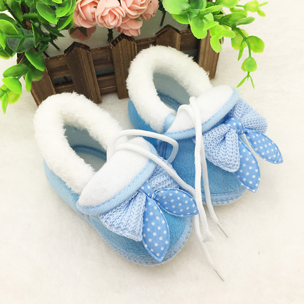 Toddler Infant Newborn Baby Bowknot Shoes