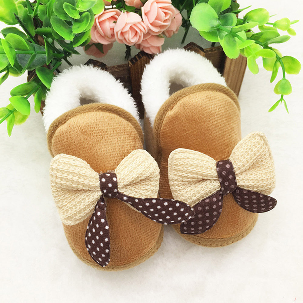 Toddler Infant Newborn Baby Bowknot Shoes