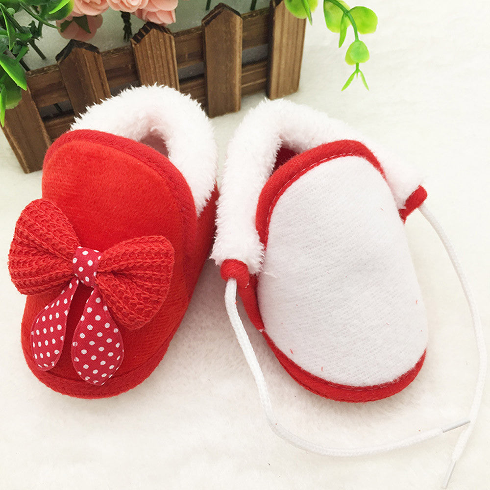 Toddler Infant Newborn Baby Bowknot Shoes