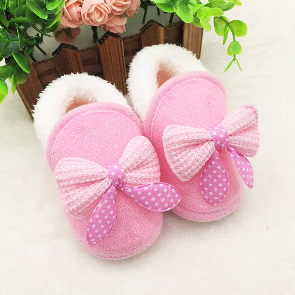 Toddler Infant Newborn Baby Bowknot Shoes