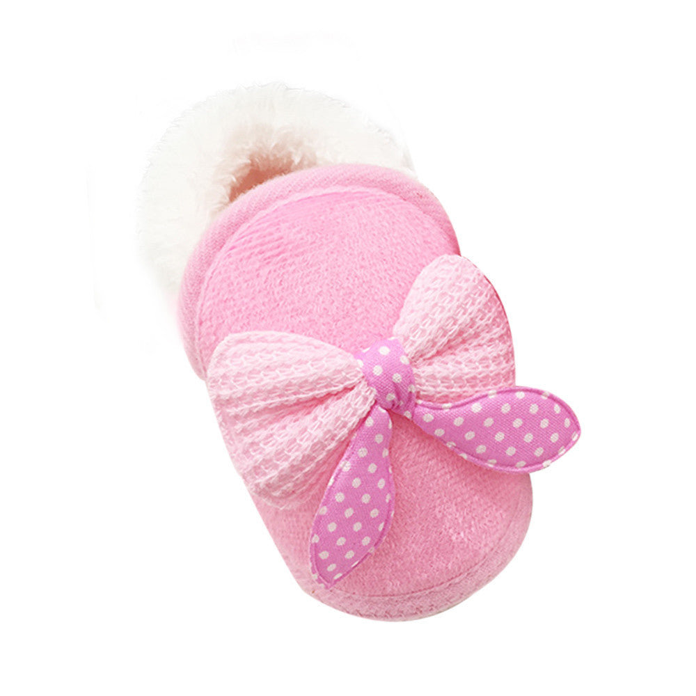 Toddler Infant Newborn Baby Bowknot Shoes