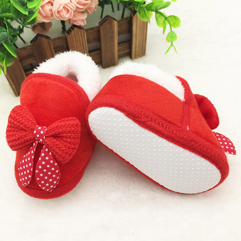 Toddler Infant Newborn Baby Bowknot Shoes