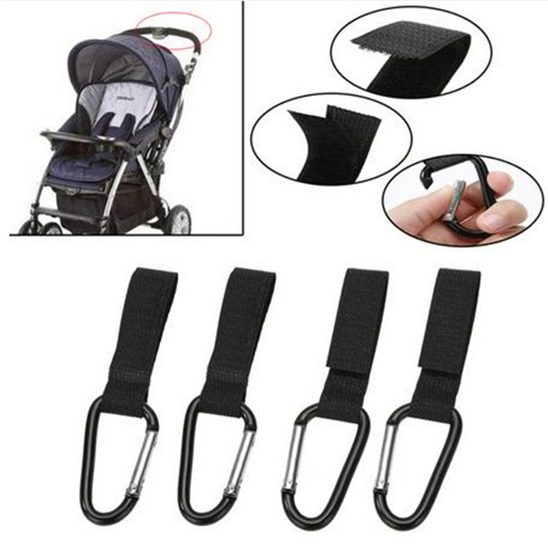 4pcs Shopping Bag Stroller Hooks