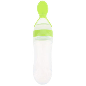 90ml Baby Feeding Bottle Spoon Silicone Feeding Bottles