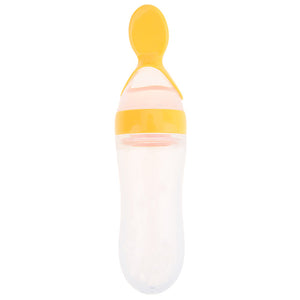 90ml Baby Feeding Bottle Spoon Silicone Feeding Bottles